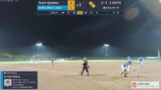 Team Quebec vs Delta Blue Jays Bantam PBL 20240822 [upl. by Trebron]