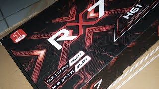 Motherboard RX7 h61 Support M2 NVME slot Unboxing seadanya [upl. by Buford]