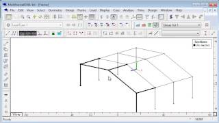 MAXSURF Multiframe  Creating Structural Geometry [upl. by Aanas40]