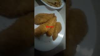 Chicken Tenders and Fries with garlic sauce [upl. by Karr]