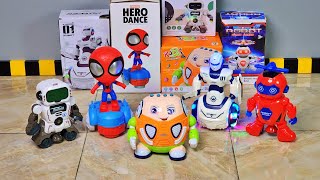 Unboxing Robot Spiderman Robot Hero Dance Robot Joget Robot Warrior Rotating Dance Robot [upl. by Ranjiv261]