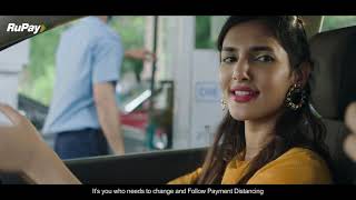 Follow Payment Distancing at Fuel Pumps  RuPay Contactless [upl. by Eitteb]