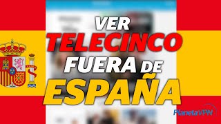 Telecinco en vivo fuera de España Cómo ver Telecinco online en streaming fuera de España 🇪🇸 🇪🇸 [upl. by Emya]