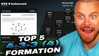 EA FC 25 MOST META FORMATIONS 433 4 ATTACK Best Defense Best Attack OP TACTICS amp PLAYER ROLES [upl. by Asemaj]