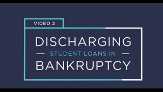 Discharging Student Loans in Bankruptcy [upl. by Lennej22]