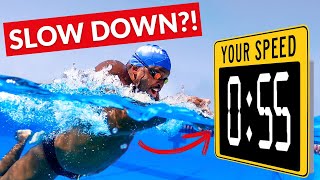 4 Reasons to Swim SLOWER So You Can Swim FASTER [upl. by Outhe]