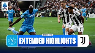 Juventus vs Napoli Extended Highlights  Serie A  CBS Sports Golazo [upl. by Stoops]