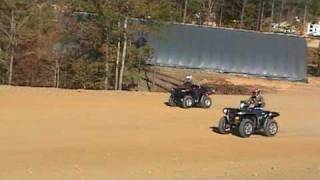 Polaris SPortsman 850 XP Vs Brute Force 750 pt4 [upl. by Duck]