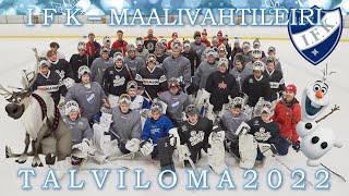 IFKmaalivahtileiri talviloma 2022  IFK Helsinki Junior Goalie Camp February 2022 [upl. by Vanhook]