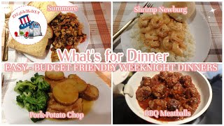 😋WHAT’S FOR DINNER  🥘EASY MEALS  💰BUDGET FRIENDLY WEEKNIGHT DINNERS [upl. by Panayiotis823]