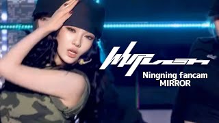 AESPA Ningning fancam Whiplash MIRROR [upl. by Morez829]