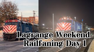 Exclusive Railfaning Lagrange weekend Railfaning Day 1 101924 [upl. by Gillette957]