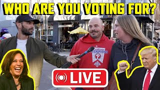 LIVE Asking People In PHILLY Who They Want For President [upl. by Nnaul]