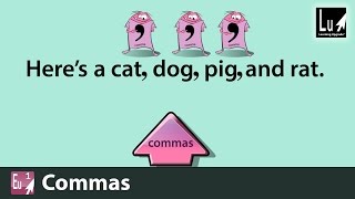 Commas Song – Learn Grammar – Learning Upgrade App [upl. by Ailegra]