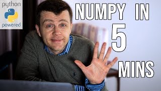 Learn NUMPY in 5 minutes  BEST Python Library [upl. by Rodger97]