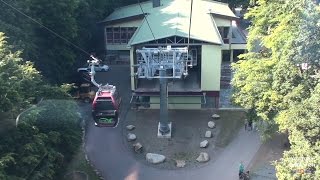 Deutschland Harz Bodetal vom Hexentanzplatz mit der Seilbahn nachThale [upl. by Acacia827]