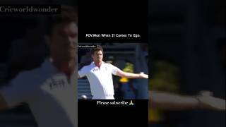 James Anderson reply to Mitchell Johnson 😅 cricket jamesanderson mitchelljohnson cricketbattle [upl. by Nahtiek]