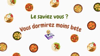 Le saviez vous Vous dormirez moins bete [upl. by Araas808]