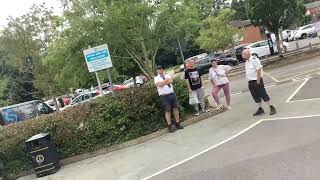 2 New Forest Tour buses at Lyndhurst Main Car Park part 2 10072023 [upl. by Cressler]