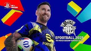 NEW❗REVIEW EFOOTBALL 2025 VR PATCH PS3 PES18 [upl. by Alahs]