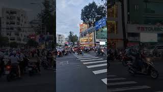 You Wont Believe This CRAZY Saigon Intersection Traffic 🛵🤯 [upl. by Arriaes]