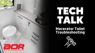 Tech talk  macerator toilet troubleshooting [upl. by Horner]