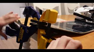 How to fix Snowboard Delamination and Metal Edge Repair [upl. by Erusaert]