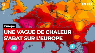 Une vague de chaleur quotanormalequot sabat sur lEurope  RTBF Info [upl. by O'Carroll801]