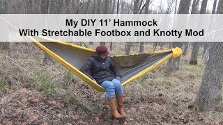 DIY 11 Hammock with Stretchable Footbox and Knotty Mod [upl. by Cutty]