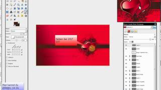 Gimp Valentines Day eCard Wallpaper 2 2 [upl. by Luapnhoj]