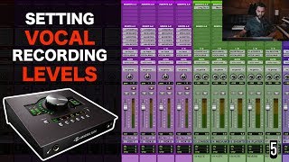 How To Set Levels For Recording Vocals [upl. by Jollenta471]