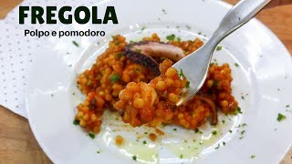 POLPO CON FREGOLA al POMODORO Ricetta Sarda facile RICETTE DI GABRI [upl. by Gish229]