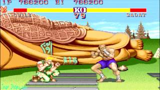 Street Fighter 2 Champion Edition  Guile Arcade Hardest [upl. by Lebatsirc]