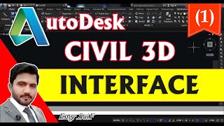 AutoCad Civil 3D in URDU Hindi The Civil 3D Interface Tutorial 1 [upl. by Calvin]