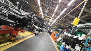 GM Oshawa  Truck plant chassis line K2XX [upl. by Cinamod]