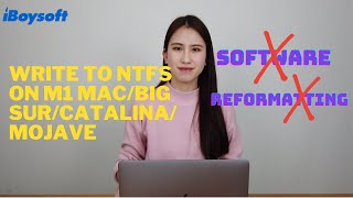 How to enable NTFS write support on M1 Mac or macOS MontereyBig Sur without software [upl. by Yremrej]