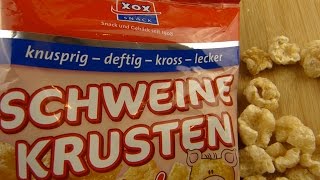 XOX  Fried Pork Rinds  Schweinekrusten [upl. by Yentiw]