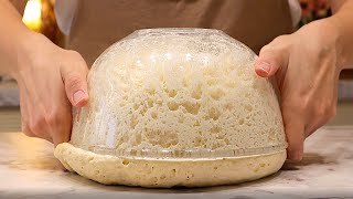 Das Brotrezept das das Internet in die Luft jagte Brot in 5 Minuten Brot backen Einfaches Rezept [upl. by Ayeka946]