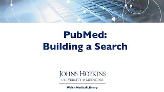 PubMed Building a Search [upl. by Irma41]