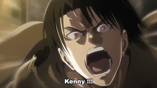 Levi is Furious to See Kenny Kill His Friend  Levi Mikasa vs Kenny Ackerman English Dub [upl. by Nwahsem]