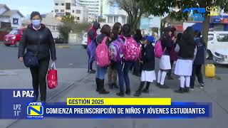 Comienza la preinscripción en unidades educativas de alta demanda para 2025 [upl. by Fitts]