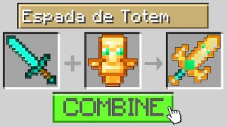 Eu Combinei o Totem da Imortalidade Com Uma Espada e Esse Foi o Resultado No Minecraft [upl. by Adien]