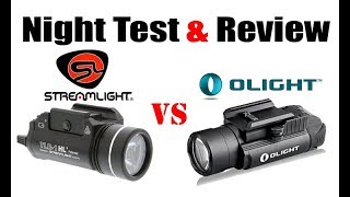 Olight PL2 Valkyrie VS Streamlight TLRHL Night Shots [upl. by Arlene]