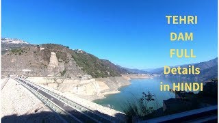 TEHRI DAM Full Details in HINDI  Ep 4 of Tehri Road Trip [upl. by Enitsed]