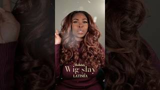 🔥 SYNTHETIC WIG  Sensationnel What Lace 13 x 6 LATISHA  Holiday Hairstyles [upl. by Aillimac]