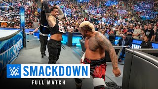 FULL MATCH Jey Uso vs Solo Sikoa SmackDown Aug 4 2023 [upl. by Ebba]