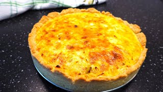 How to Make Delicious Leek Pie  Onion Quiche Recipe  Cook at home [upl. by Alanson]