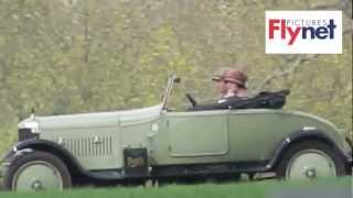 EXCLUSIVE  Downton Abbey filming in the English countryside [upl. by Eneleoj378]