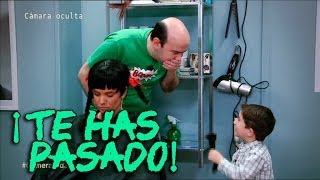 Cámara oculta de niños en El Hormiguero Niños peluqueros Adiós trenzas [upl. by Tigirb649]