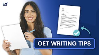 OET Writing Test  Tips amp Tricks for a high score [upl. by Janeen128]